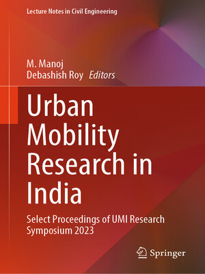 cover image of Urban Mobility Research in India